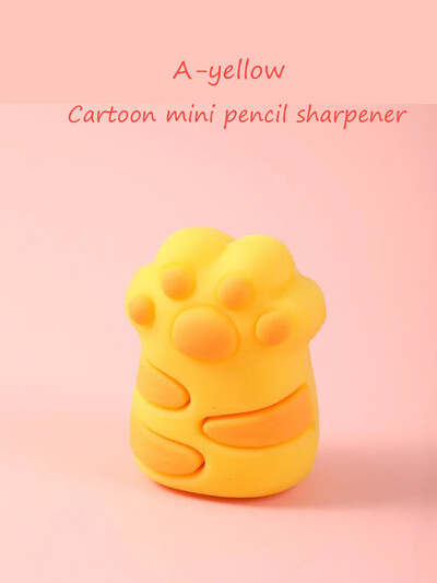 1 бр. Острилки за моливи Сладка котешка острилка с форма на лапа Молив Стандартна машина за рязане на моливи Студентски Училищни канцеларски материали