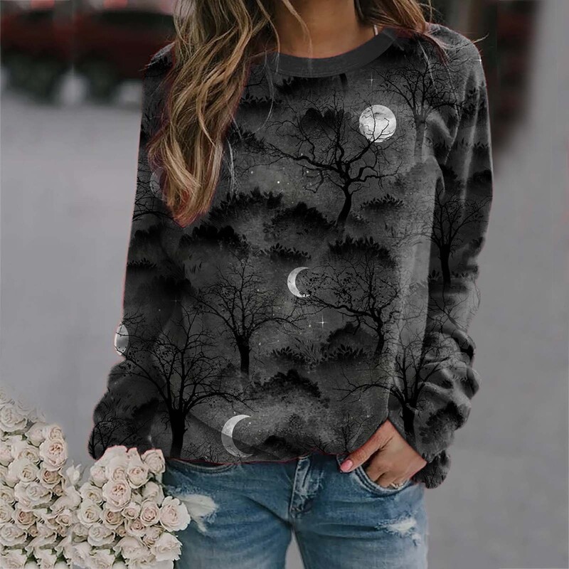 Hanorac de damă cu mâneci lungi pentru toamnă și iarnă pentru comerț exterior independent pentru 2022.