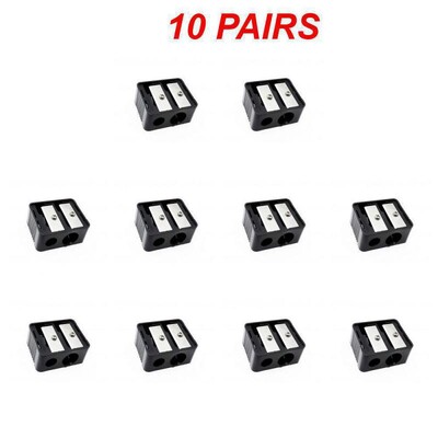 Marca cu găuri duble Ruj de precizie Ascuțitor de creion cosmetic pentru creion de buze pentru sprâncene Creion de ochi Cadou pentru fete Rechizite școlare