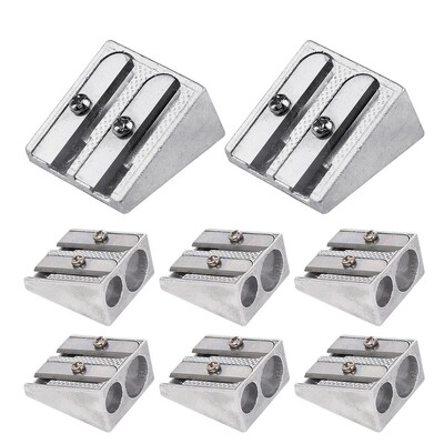 Ascuțitoare de creioane cu magneziu Orificii duble Creioane din grafit Ascuțitoare de creioane pentru școală Rechizite de birou Accesorii de papetărie pt.