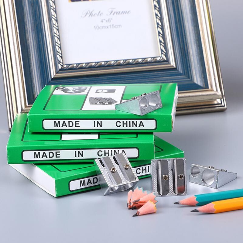 Ascuțitoare de creioane cu magneziu Orificii duble Creioane din grafit Ascuțitoare de creioane pentru școală Rechizite de birou Accesorii de papetărie pt.