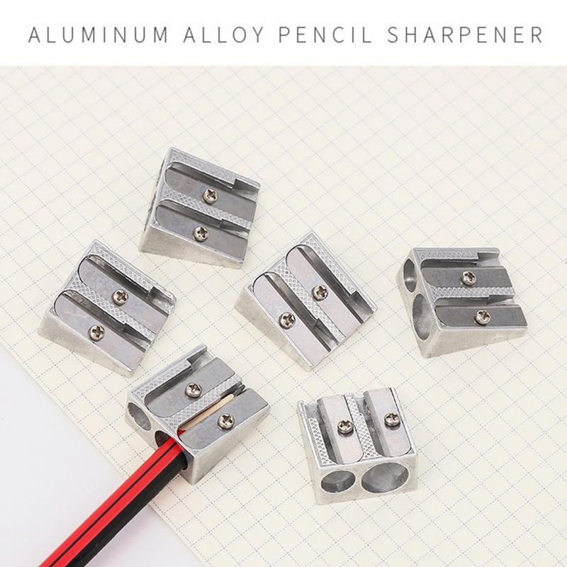 Ascuțitoare de creioane cu magneziu Orificii duble Creioane din grafit Ascuțitoare de creioane pentru școală Rechizite de birou Accesorii de papetărie pt.