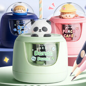 1 tk automaatne pliiatsiteritaja, elektriline multikas, armas laste sulenuga, mitmeotstarbelised õpilaste kirjatarbed