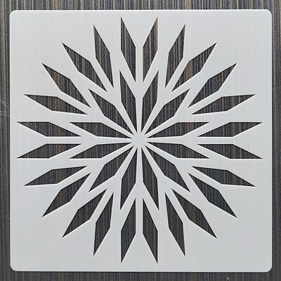 1Pes 15*15cm Mandala DIY Šablone za slojeve Oslikavanje zidova Namještaj Spomenar Bojanje Album za utiskivanje Ukrasni predložak