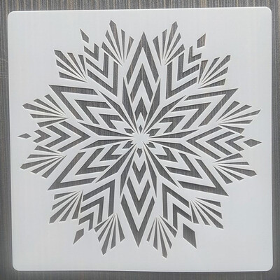1Pes 15*15cm Mandala DIY Šablone za slojeve Oslikavanje zidova Namještaj Spomenar Bojanje Album za utiskivanje Ukrasni predložak
