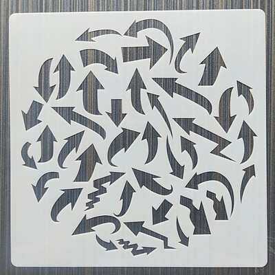 1Pes 15*15cm Mandala DIY Šablone za slojeve Oslikavanje zidova Namještaj Spomenar Bojanje Album za utiskivanje Ukrasni predložak