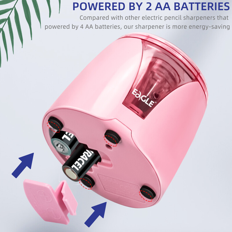 Ascuțitoare electrică Eagle Auto, cu baterii, lamă înlocuibilă, rechizite școlare de birou
