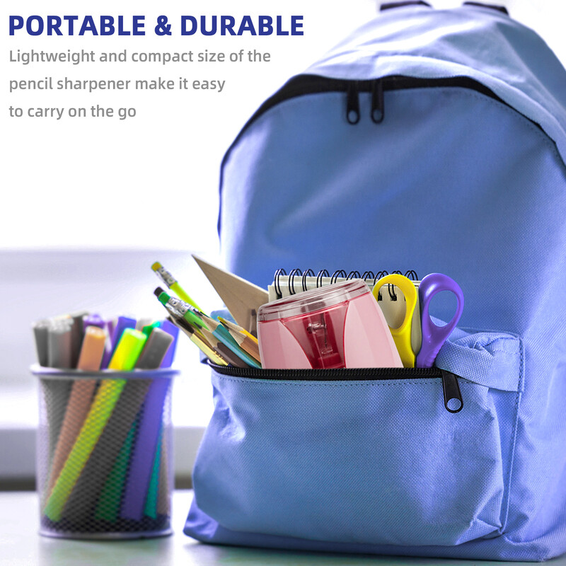 Ascuțitoare electrică Eagle Auto, cu baterii, lamă înlocuibilă, rechizite școlare de birou