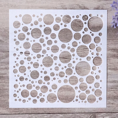 13 cm točkasti mjehurić DIY šablona za slikanje za spomenar Album za žigosanje Ukrasne papirnate kartice za utiskivanje Božićni darovi