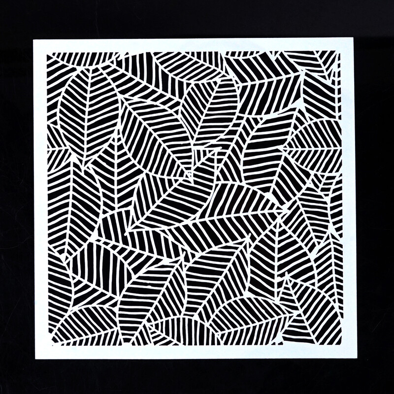 13 cm Flower Leaf Направи си сам Шаблон за рисуване за Scrapbooking Албум за щамповане Декоративни хартиени картички Коледни подаръци