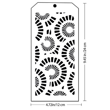 12*24 cm DIY Craft Seamless Stencil for Painting Scrapbooking Stamping Stamps Άλμπουμ Διακοσμητικές χάρτινες κάρτες ανάγλυφου