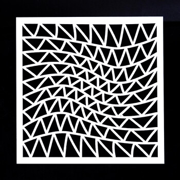 13 cm DIY Craft Layering Geometric Stencil For Painting Scrapbooking Stamping Stamps Άλμπουμ Διακοσμητικές χάρτινες κάρτες ανάγλυφου