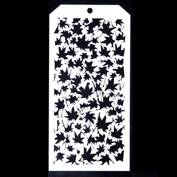 12*24 cm DIY Craft Maple Leaf Stencil for Painting Scrapbooking Stamping Stamps Άλμπουμ Διακοσμητικές χάρτινες κάρτες ανάγλυφου