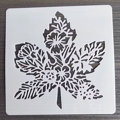 Predložak leptira 13*13 cm DIY Šablone za slojeve Zidne slike Spomenar Bojanje Album za utiskivanje Predložak ukrasnih kartica