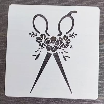 Predložak leptira 13*13 cm DIY Šablone za slojeve Zidne slike Spomenar Bojanje Album za utiskivanje Predložak ukrasnih kartica