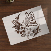 YOMDID 1buc Fluture Floare Luna Șablon DIY Pictură Graffiti Șabloane Decorative Evidențiate embosare Decorare carte cu imagini