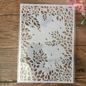 A5 21 cm Lehed Kihistamine Šabloonid Maalimine Väljalõigete album värvimine Reljeefne Album Dekoratiivne mall