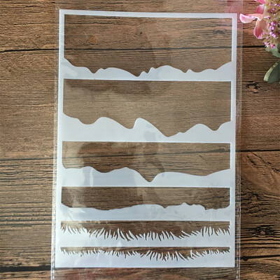 A5 21 cm Lehed Kihistamine Šabloonid Maalimine Väljalõigete album värvimine Reljeefne Album Dekoratiivne mall