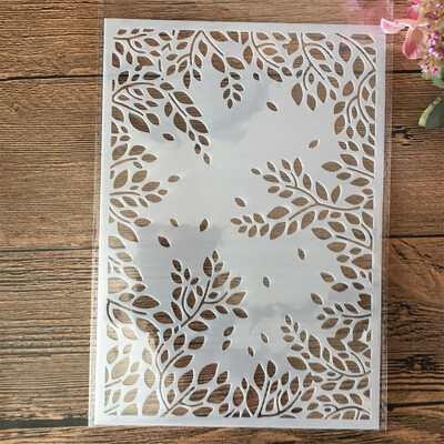 A5 21 cm Lehed Kihistamine Šabloonid Maalimine Väljalõigete album värvimine Reljeefne Album Dekoratiivne mall