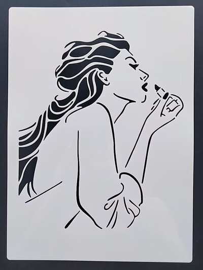 21 * 29 cm nėrinių šablonas baldams sienoms tapybai dekoravimui sluoksniavimas plastikas "pasidaryk pats" dažymas įspaudas iškarpų trafaretai