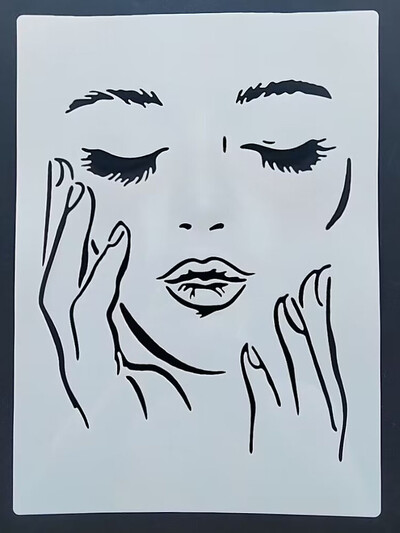 21 * 29 cm nėrinių šablonas baldams sienoms tapybai dekoravimui sluoksniavimas plastikas "pasidaryk pats" dažymas įspaudas iškarpų trafaretai