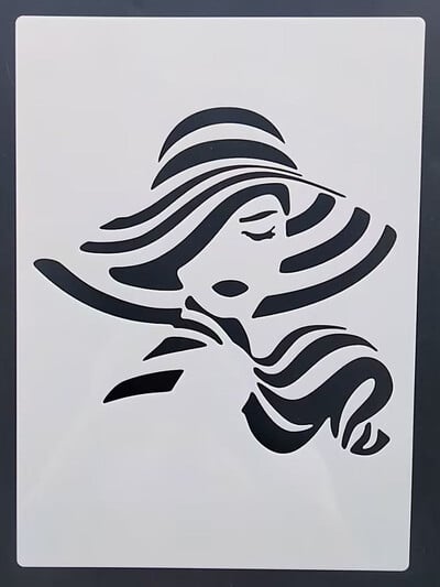 21 * 29 cm nėrinių šablonas baldams sienoms tapybai dekoravimui sluoksniavimas plastikas "pasidaryk pats" dažymas įspaudas iškarpų trafaretai