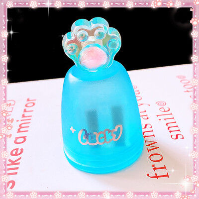 Estetski kawaii uredski pribor Školski koristan Školski pribor Šiljilo za olovke u obliku mačje šape Lijep poklon za djecu