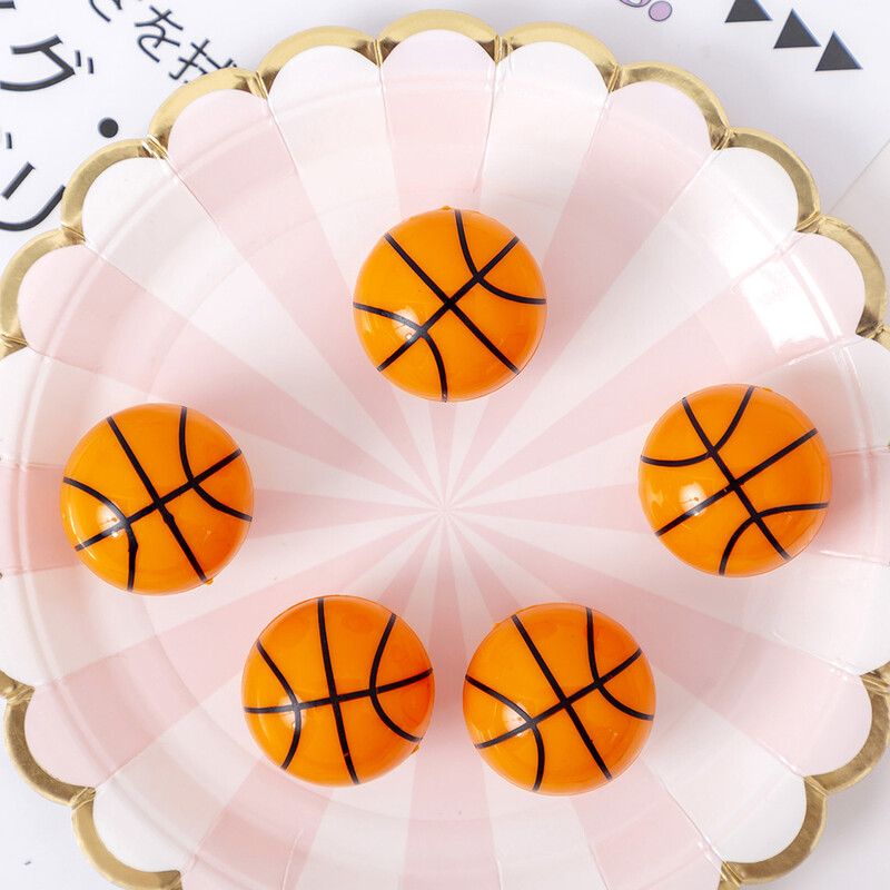 16 бр. Острилка за моливи за деца Ръчна пастел с форма на баскетболна топка Ученически канцеларски нож