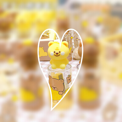 Cheese Bear Острилка за моливи Kawaii Канцеларски материали Училищни офис консумативи Сладка острилка за молив Creative back to school Прекрасно