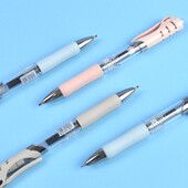 Set de 3 pixuri drăguțe, articole de birou pentru școală coreeană și japoneză, pixuri neutre Kawaii pentru afaceri și birou