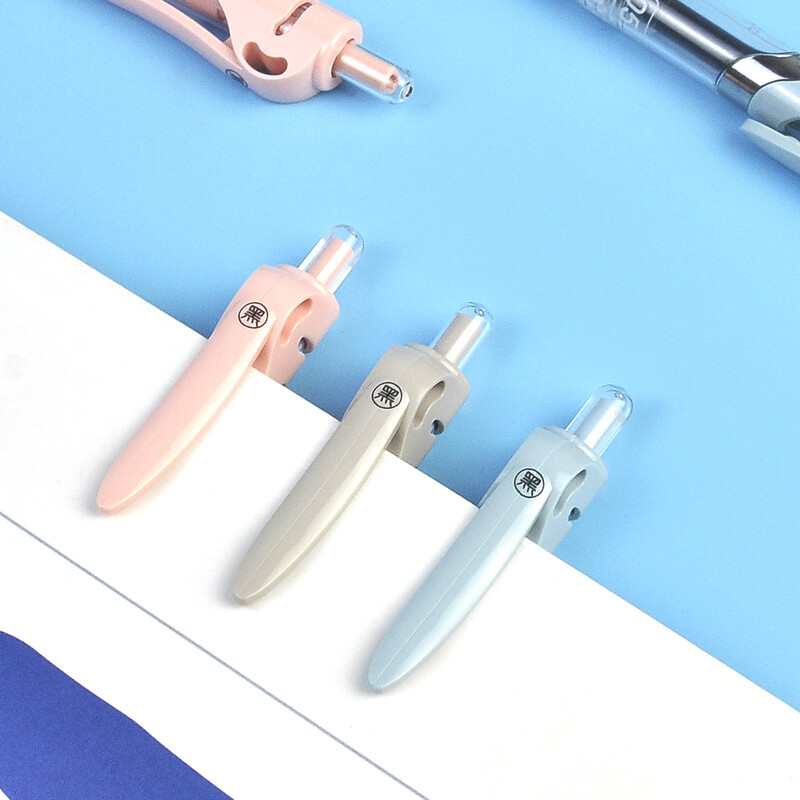 Set de 3 pixuri drăguțe, articole de birou pentru școală coreeană și japoneză, pixuri neutre Kawaii pentru afaceri și birou