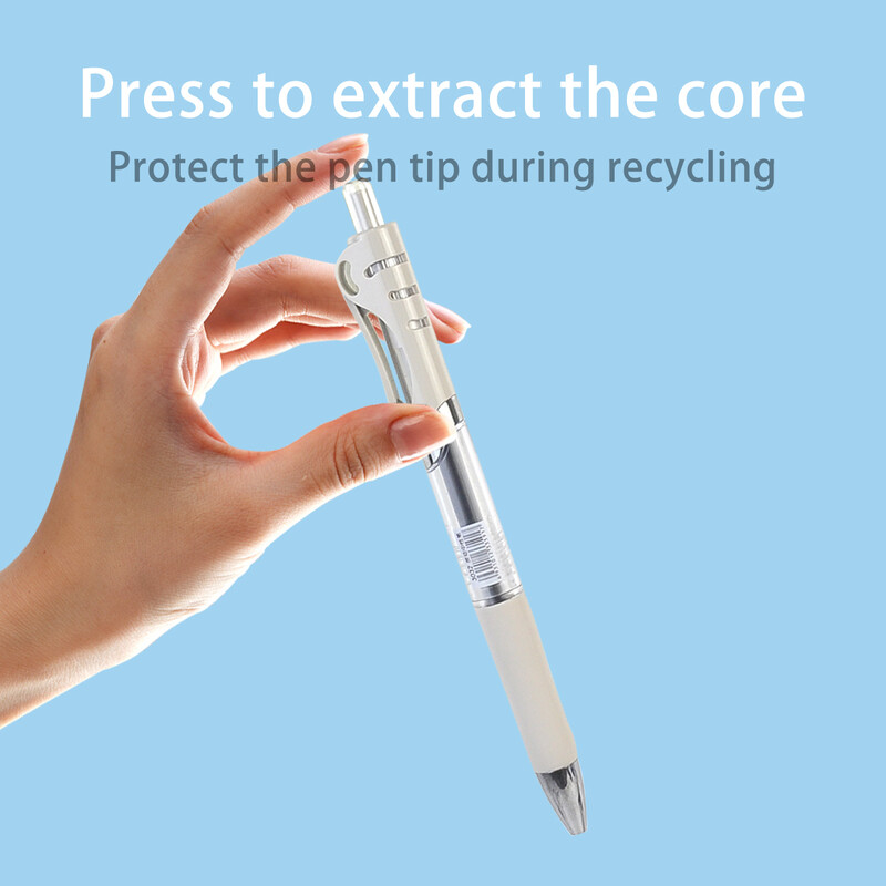 Set de 3 pixuri drăguțe, articole de birou pentru școală coreeană și japoneză, pixuri neutre Kawaii pentru afaceri și birou