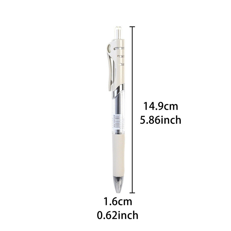 Set de 3 pixuri drăguțe, articole de birou pentru școală coreeană și japoneză, pixuri neutre Kawaii pentru afaceri și birou