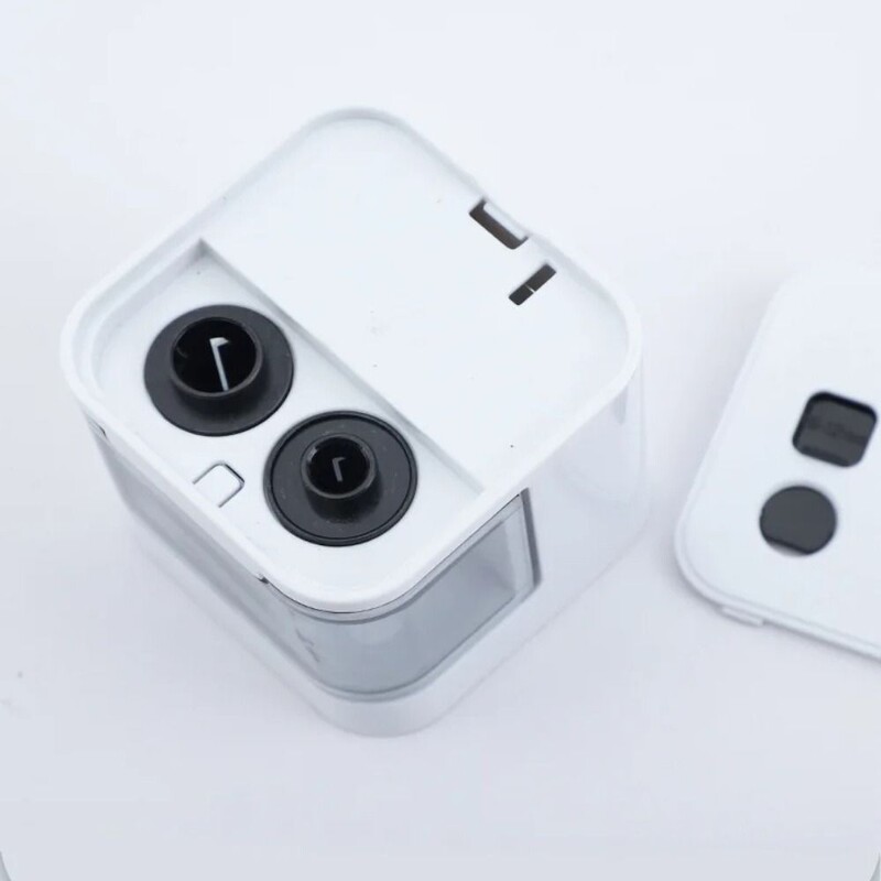 Ascuțitoare electrică pentru creion cu USB și baterie Moduri duale Capac de siguranță cu orificiu dublu Rechizite pentru înapoi la școală pentru copii Papeleria