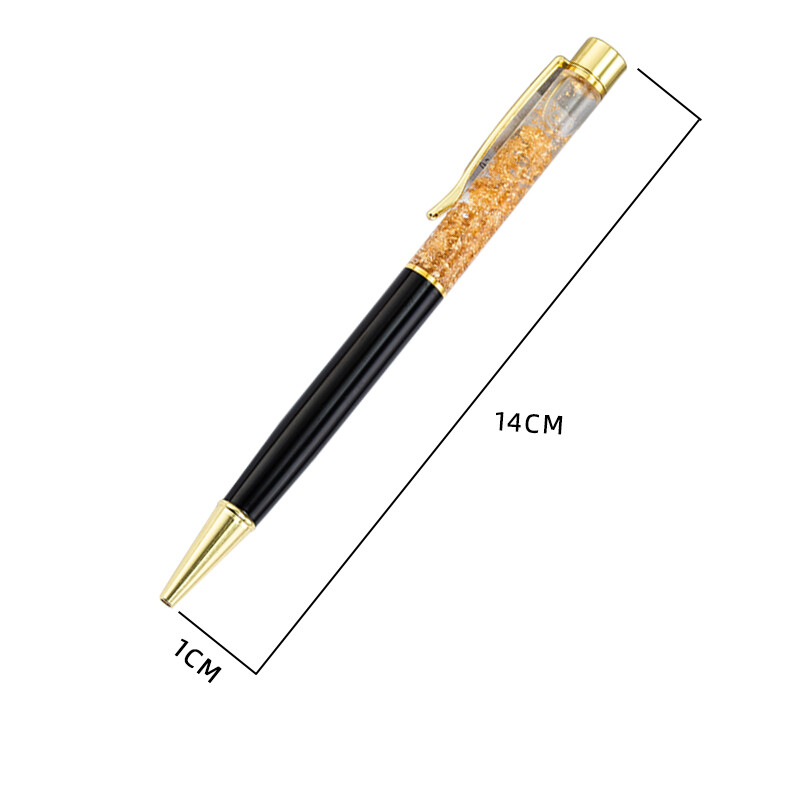 2 vnt. Individualizuotas logotipas Juodojo balto aukso lapų folijos metalinis tušinukas suasmenintas vestuvių dovanų reklaminis rašiklis mokykliniai biuro reikmenys