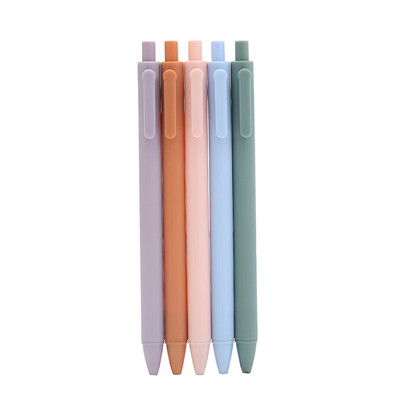 5 vnt / rinkinys Morandi ištraukiami gelio rašikliai juodo rašalo sklandžiai rašoma biuro spragtelėjimo tipas parašo rašikliai, raštinės reikmenys