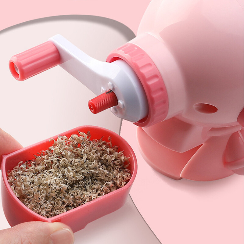 Astronauti modelleerimine Käsitsi vändatav pliiatsiteritaja mehaaniline automaatne pliiatsiteritaja Kunst Üliõpilaste kontoritarbed Roosa sinine