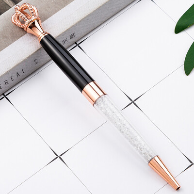 Ellen Brook 1 PCS Creative Multicolor Crown Tušinukas verslo metalinis biuro sukamieji rašikliai Mokykliniai raštinės reikmenys Biuro reikmenys