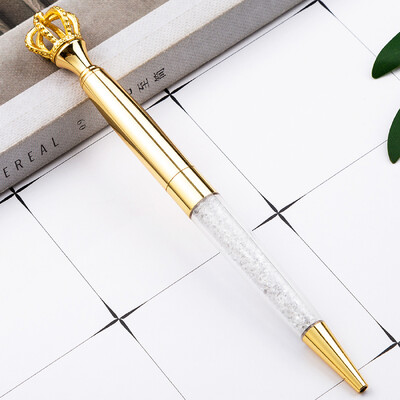 Ellen Brook 1 PCS Creative Multicolor Crown Tušinukas verslo metalinis biuro sukamieji rašikliai Mokykliniai raštinės reikmenys Biuro reikmenys