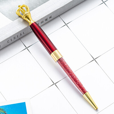 Ellen Brook 1 PCS Creative Multicolor Crown Tušinukas verslo metalinis biuro sukamieji rašikliai Mokykliniai raštinės reikmenys Biuro reikmenys