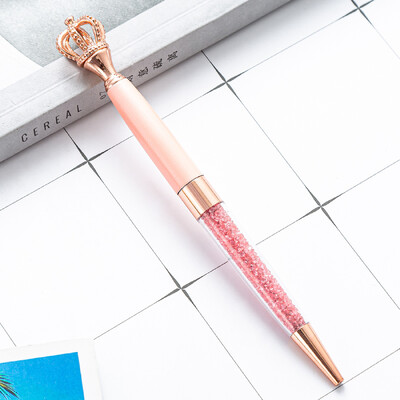 Ellen Brook 1 PCS Creative Multicolor Crown Tušinukas verslo metalinis biuro sukamieji rašikliai Mokykliniai raštinės reikmenys Biuro reikmenys