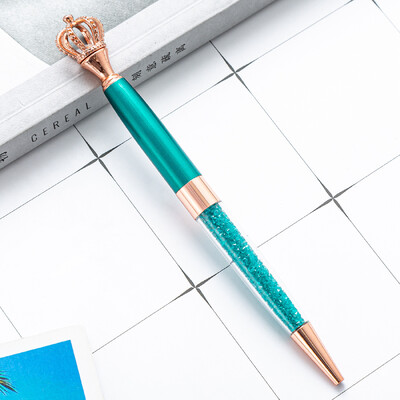 Ellen Brook 1 PCS Creative Multicolor Crown Tušinukas verslo metalinis biuro sukamieji rašikliai Mokykliniai raštinės reikmenys Biuro reikmenys