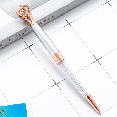 Ellen Brook 1 PCS Creative Multicolor Crown Tušinukas verslo metalinis biuro sukamieji rašikliai Mokykliniai raštinės reikmenys Biuro reikmenys