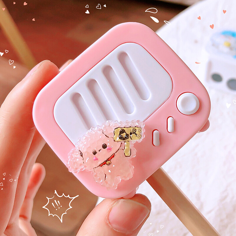 papetărie kawaii Rechizite școlare rechizite de birou copii amuzanți Radio styling ascuțitoare de creion drăguț Papetărie estetică