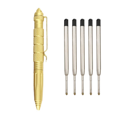 Kvaliteetsed alumiiniumist libisemisvastased enesekaitse pastapliiatsid Multifunktsionaalsed taktikalised pastapliiatsid Kontoritarvikud Koolitarbed