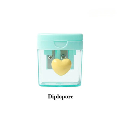 Карикатура Острилка за моливи с една/двойна дупка Режещ инструмент за моливи Ученически канцеларски материали Прости училищни офис консумативи Високо качество