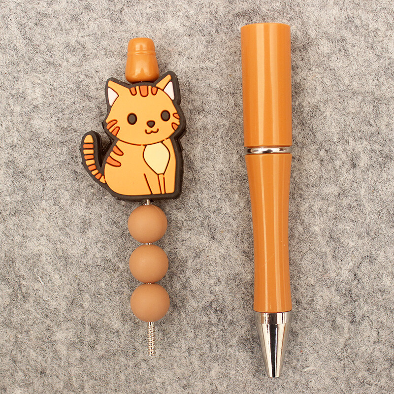 Multikas armsa kassi stiilis pastapliiats, poiss, tüdruk, üliõpilane, koolihaigla, mehed, naised, õe pastapliiats