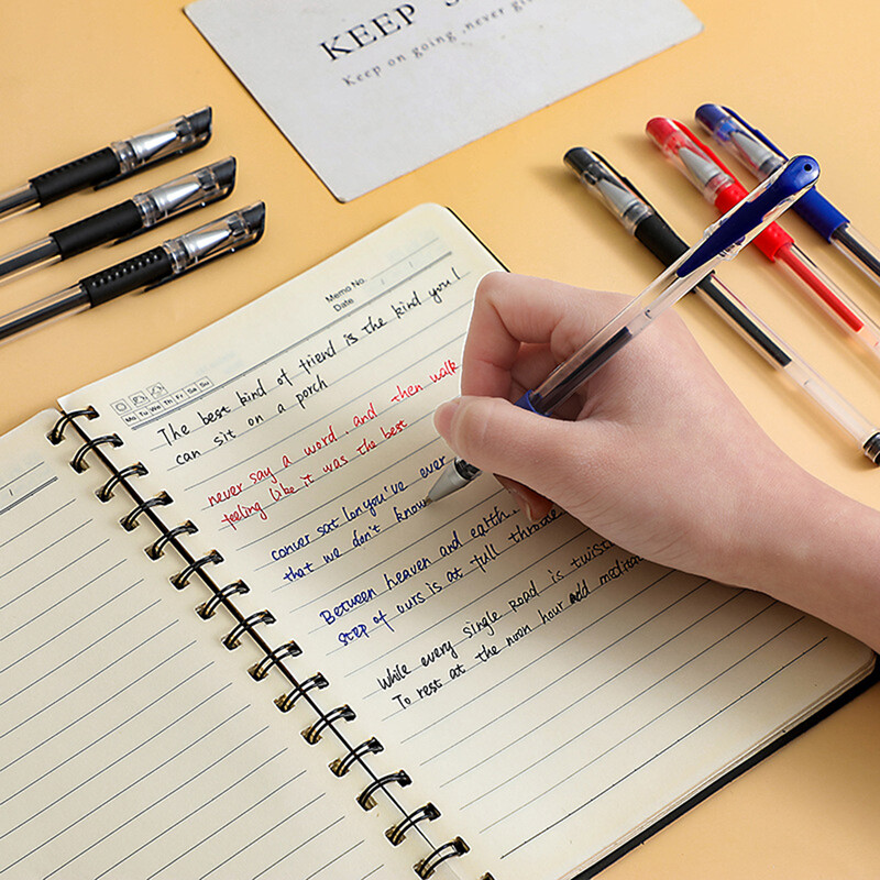 3 tk geelpliiatsit 0,5 mm täpid võivad asendada must punase ja sinise veepõhiste kontoritarvete allkirjastamise koosoleku