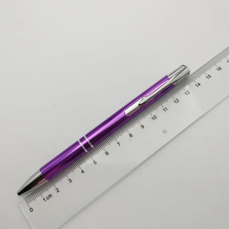 20 buc. Pix cu bile din metal la modă. Pixuri colorate personalizate. Faceți publicitate cadou promoțional