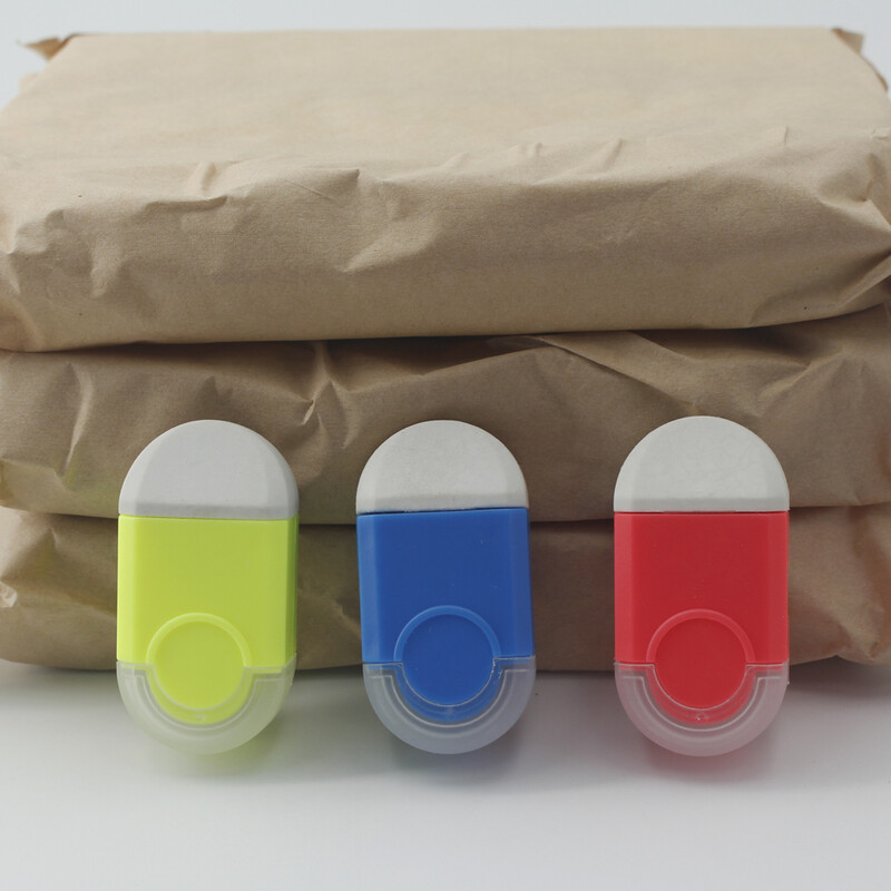 Ascuțitoare de creioane multifuncțională cu radieră încorporată, ascuțitoare portabilă cu o singură gaură, articole de papetărie și rechizite de birou.